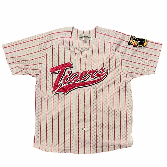 Hanshin Shirts & Tops Hanshin Tigers Baseball Jersey Kids Size 04 Poshmark